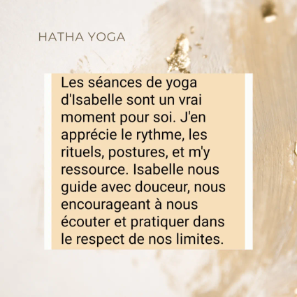 Avis yoga isabelle