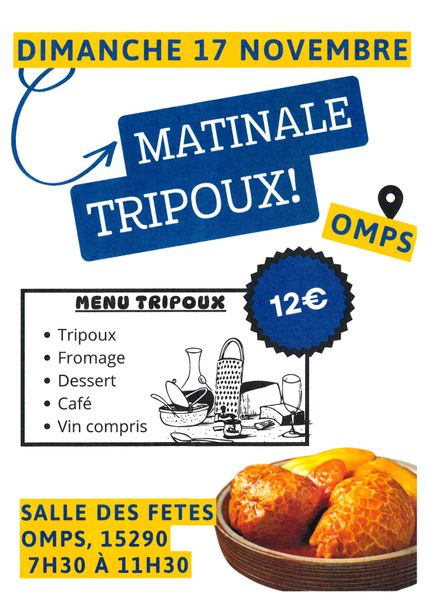 MATINALE TRIPOUX !