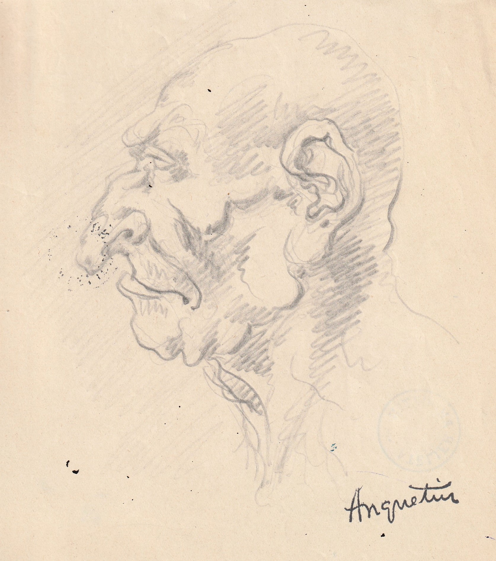 Anquetin crayon