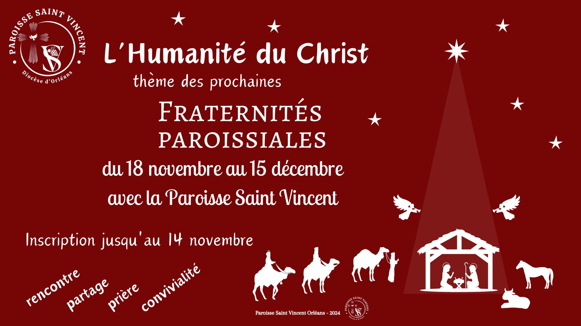 Fraternites paroissiales avent 2024