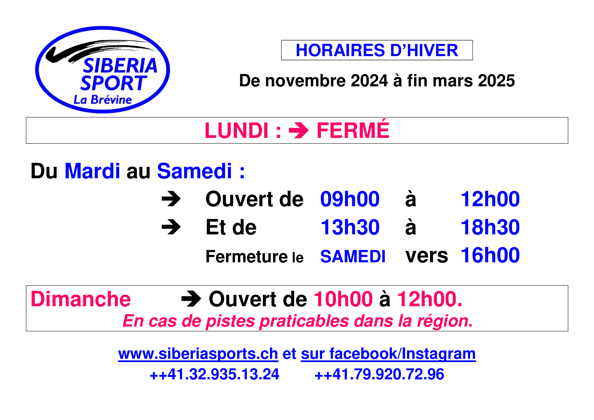 HORAIRES-d hiver 2024-2025