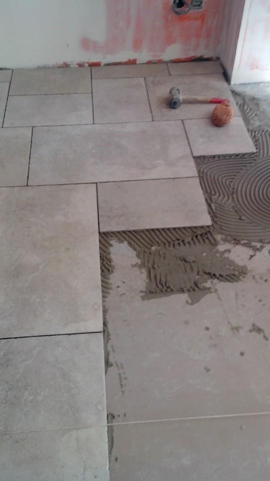 Pose de carrelage