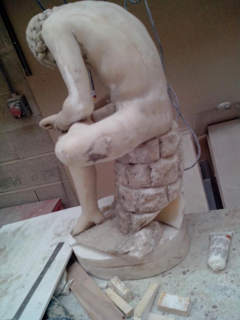 Restauration socle statue