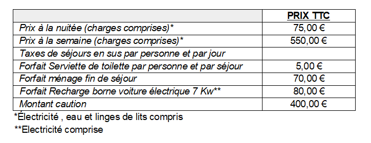 Tarifs-site