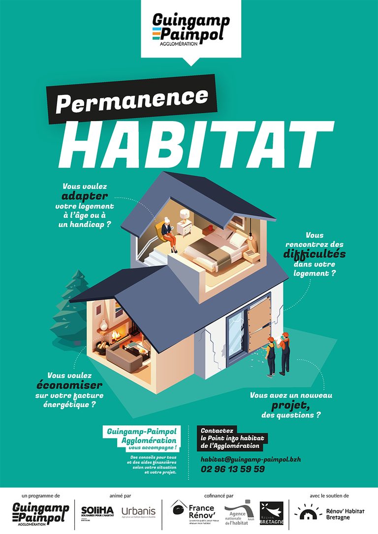 Affiche a4 point info habitat 1