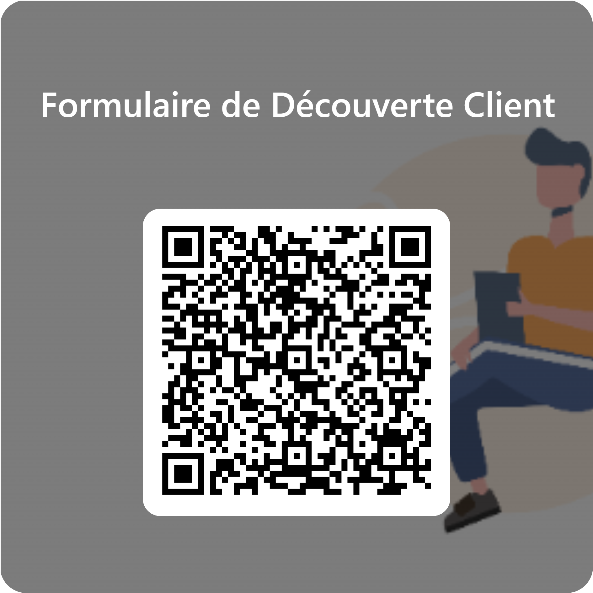 formulaire, découverte client, bilan de competences, coaching, QR code