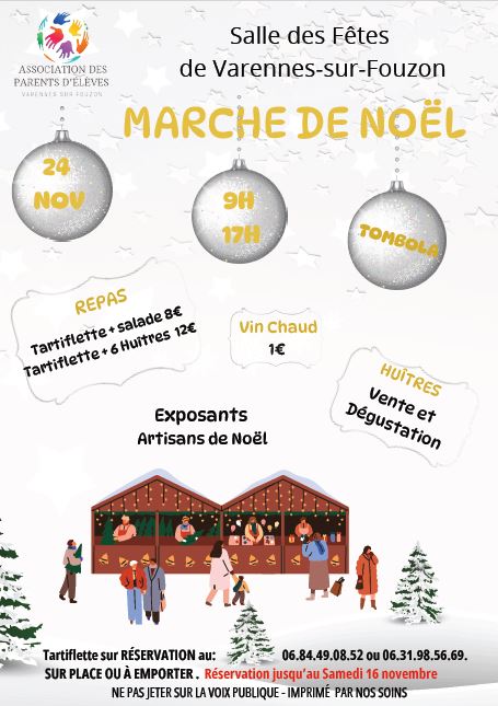 LA MARCHÉ DE NOËL  DE VAL-FOUZON !
