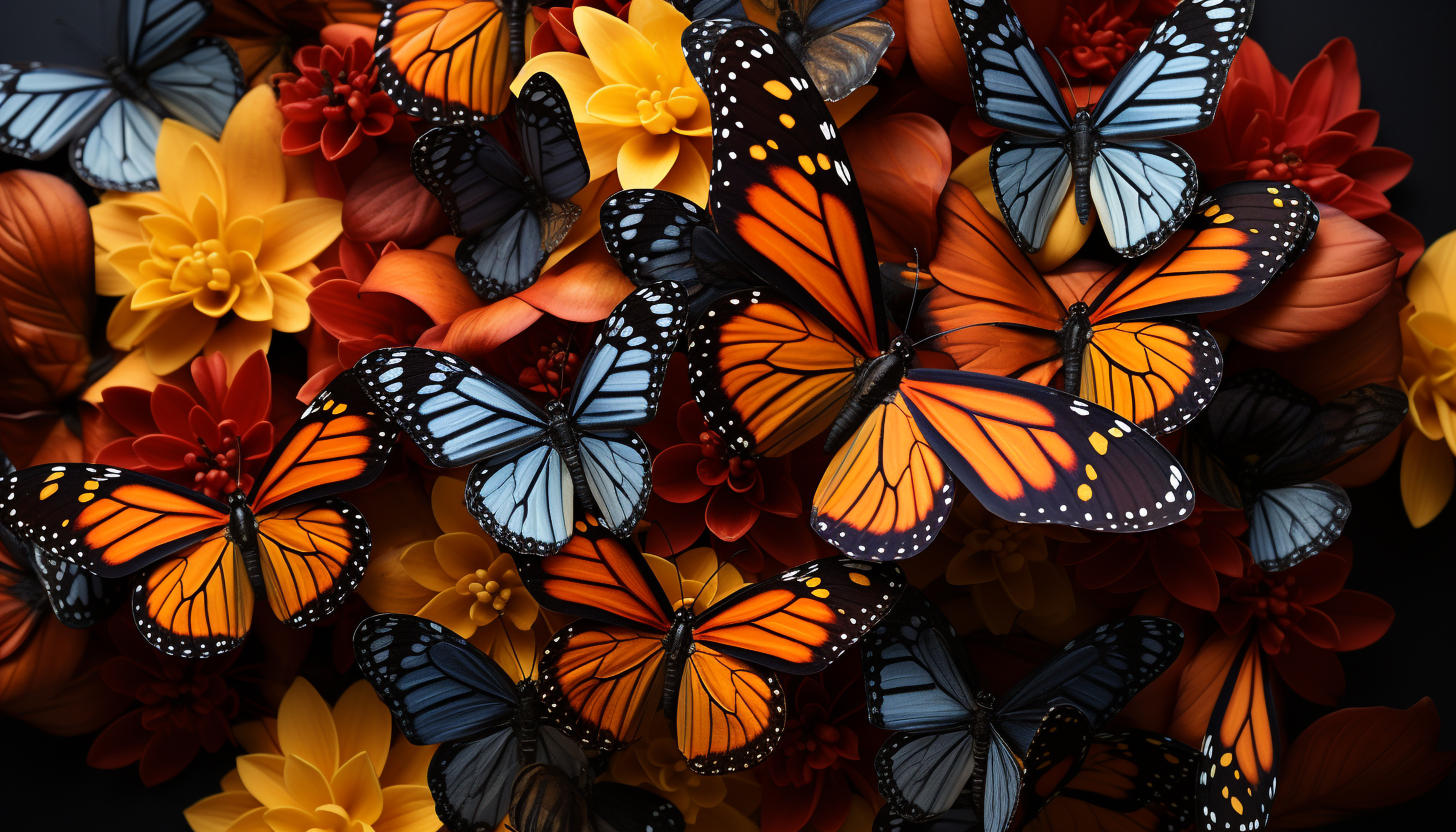 Vecteezy ai-generated-vibrant-colored-butterfly-nature-gift-flying 39589193