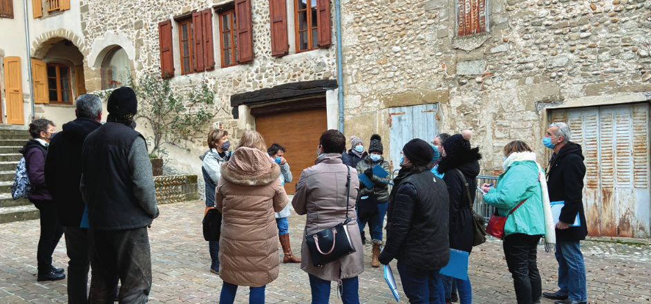 Embellisement du patrimoine bâti et naturel : St Antoine l'Abbaye (Isère)