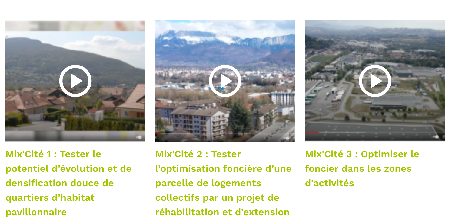 Concours d'idée - Programme expérimental de densification et d'optimisation foncière - Haute-Savoie