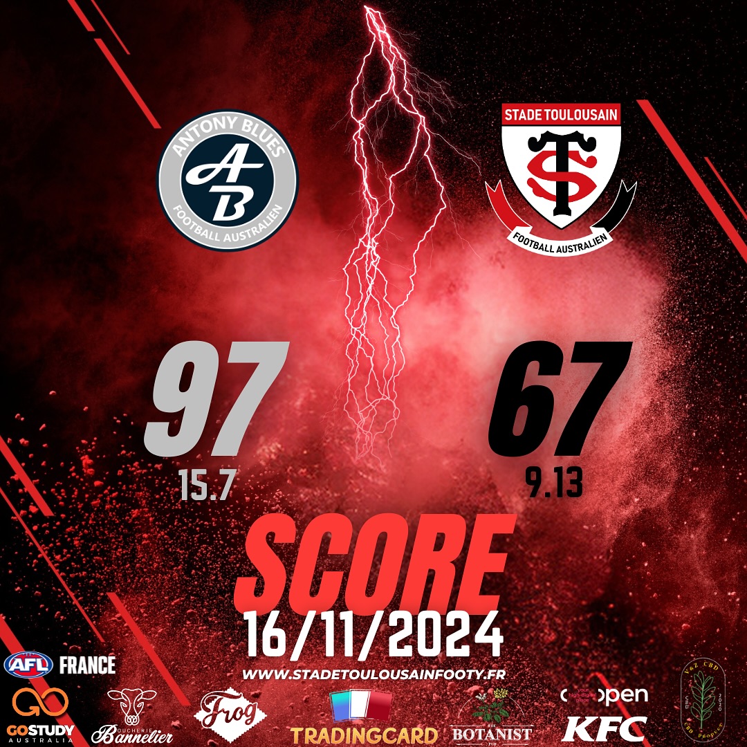 Antony Blues 97 - 67 Stade Toulousain