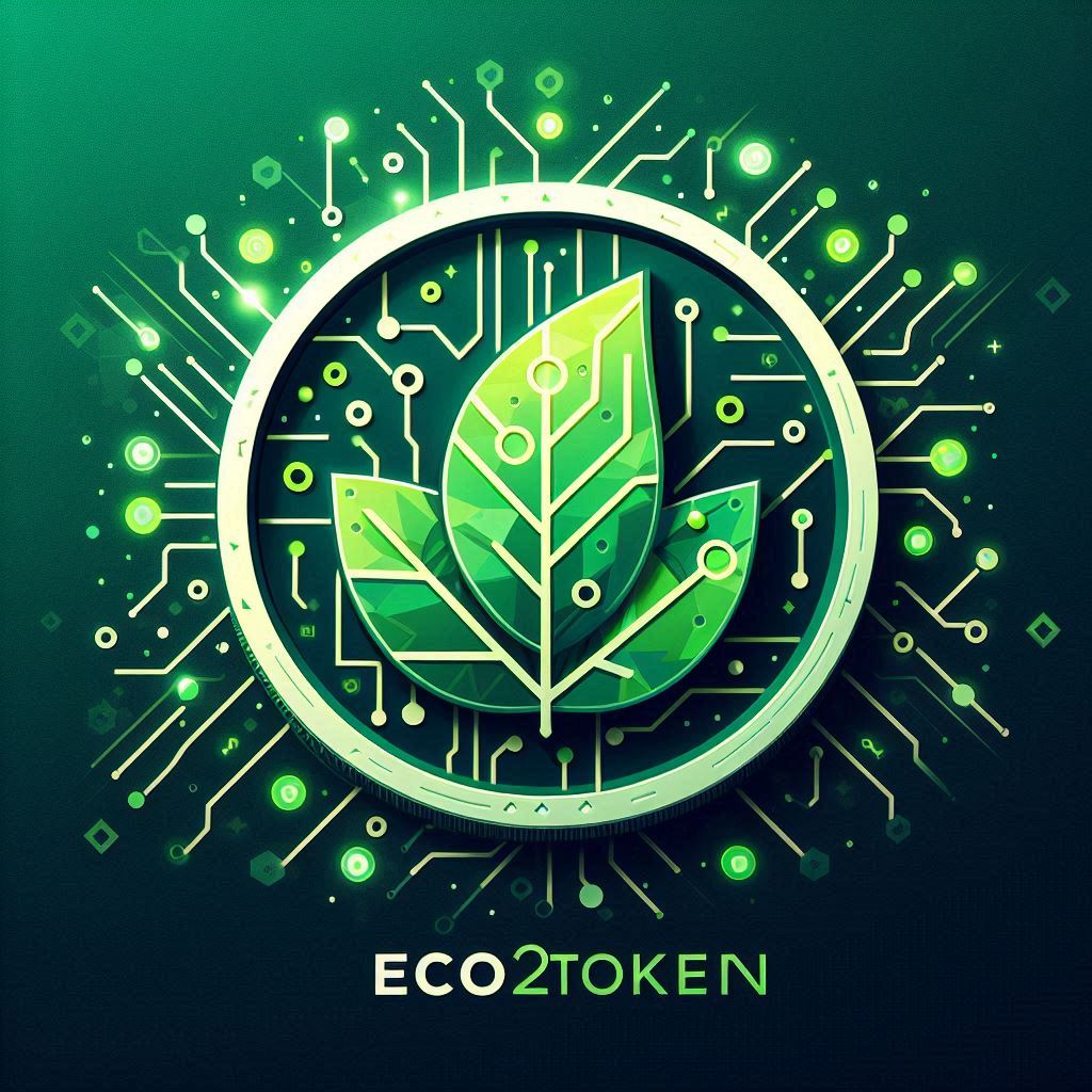 Logo Eco²token, l'invessetement pour votre maison autonome Eco²Home