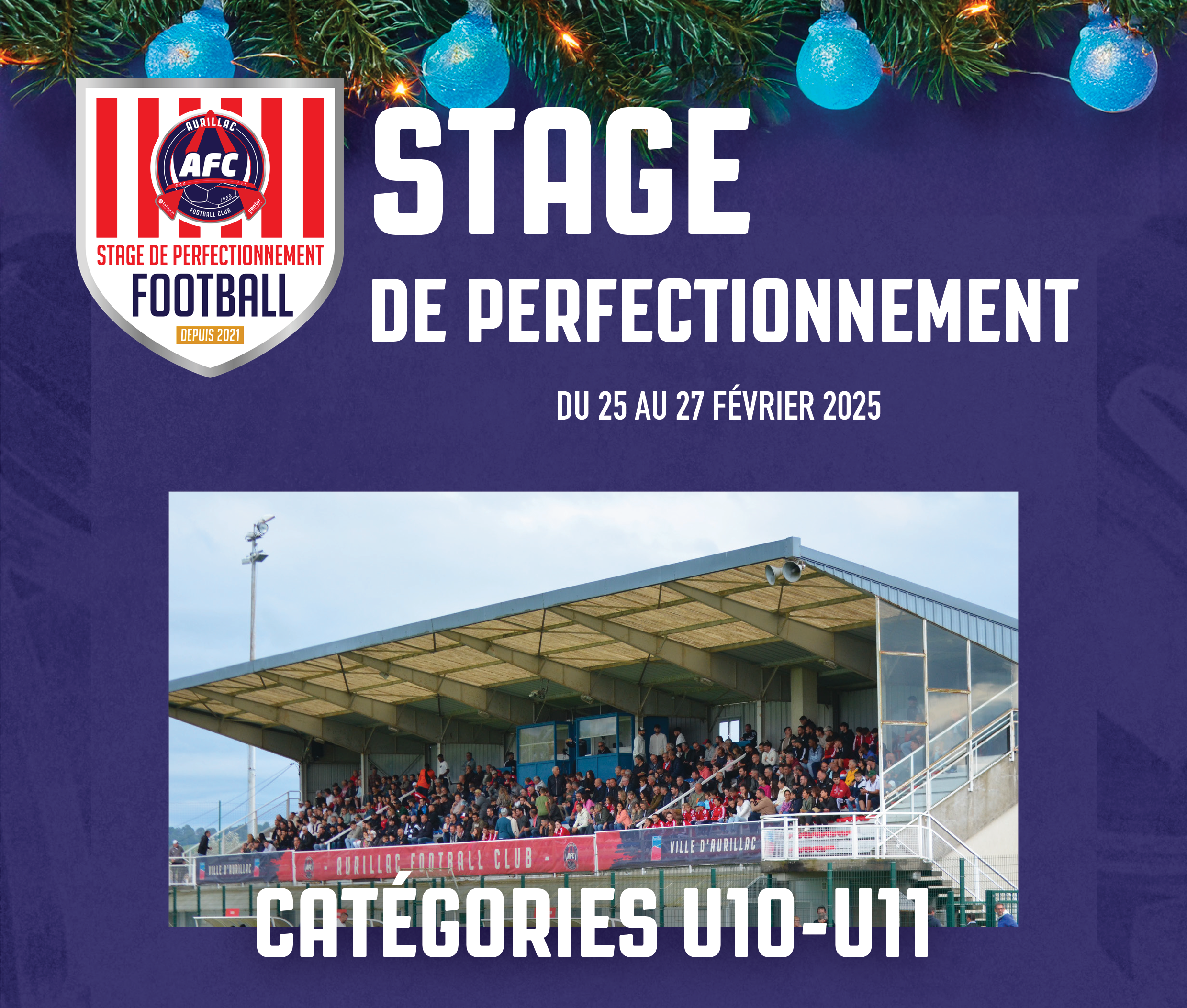 Stage de perfectionnement U10-U11 - février 2025