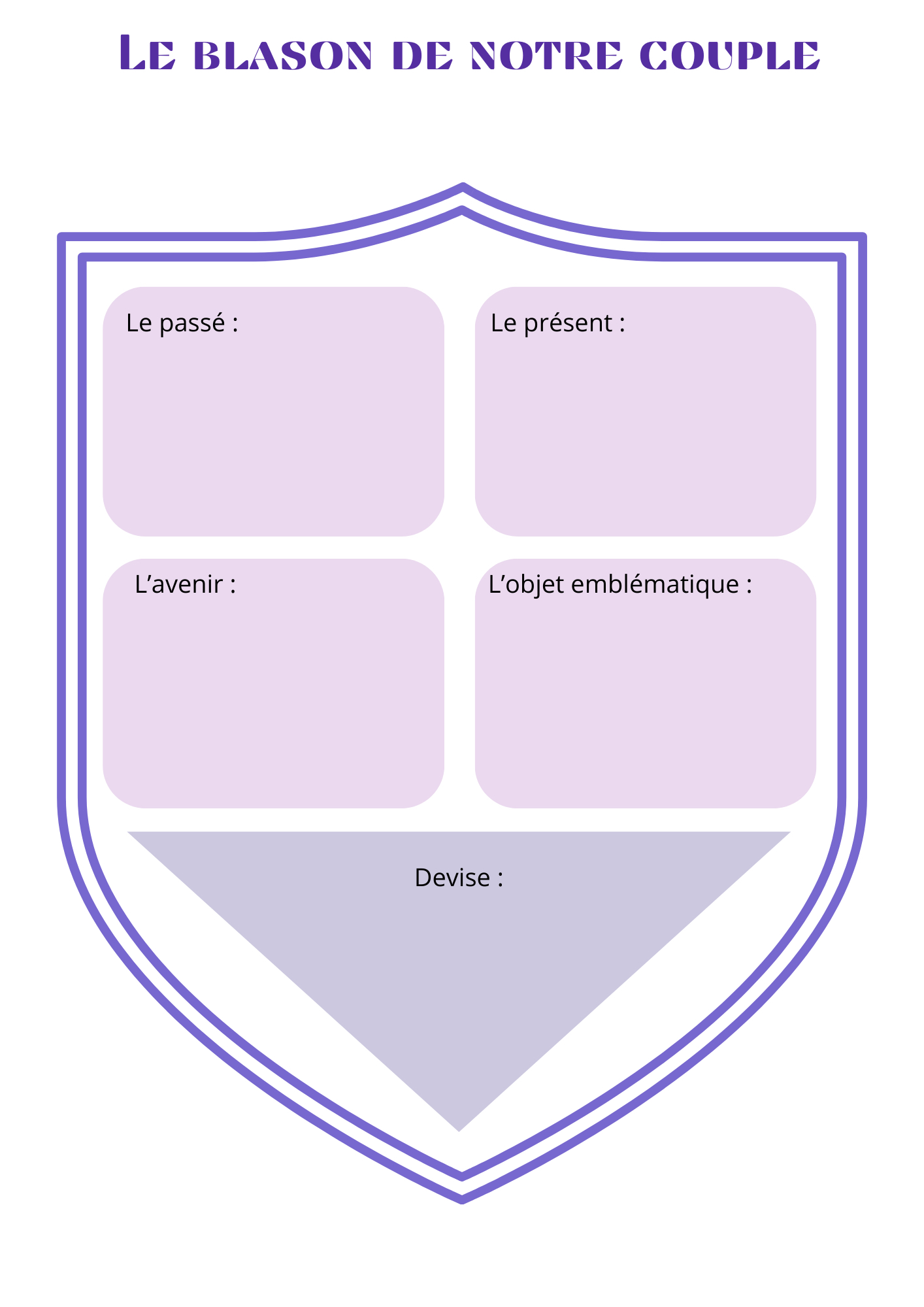 Blason therapie couple