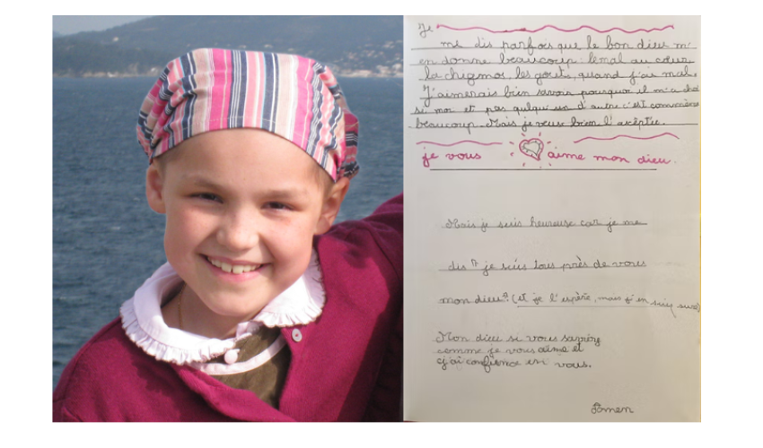 Anne-Gabrielle Caron, morte à 8 ans avec un sourire qui rayonne la sainteté