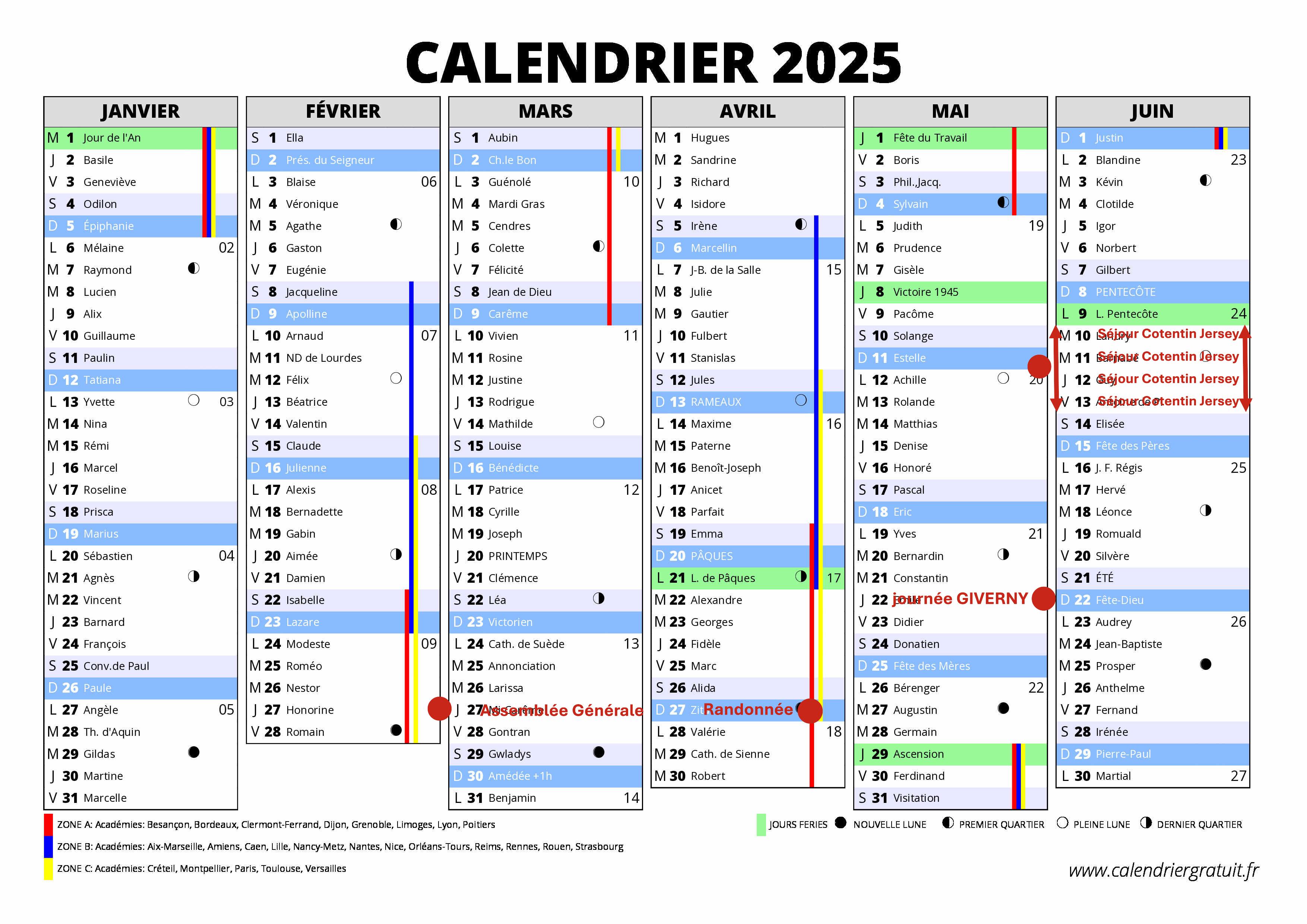 ARCMNE-Calendrier-1er-semestre-2025