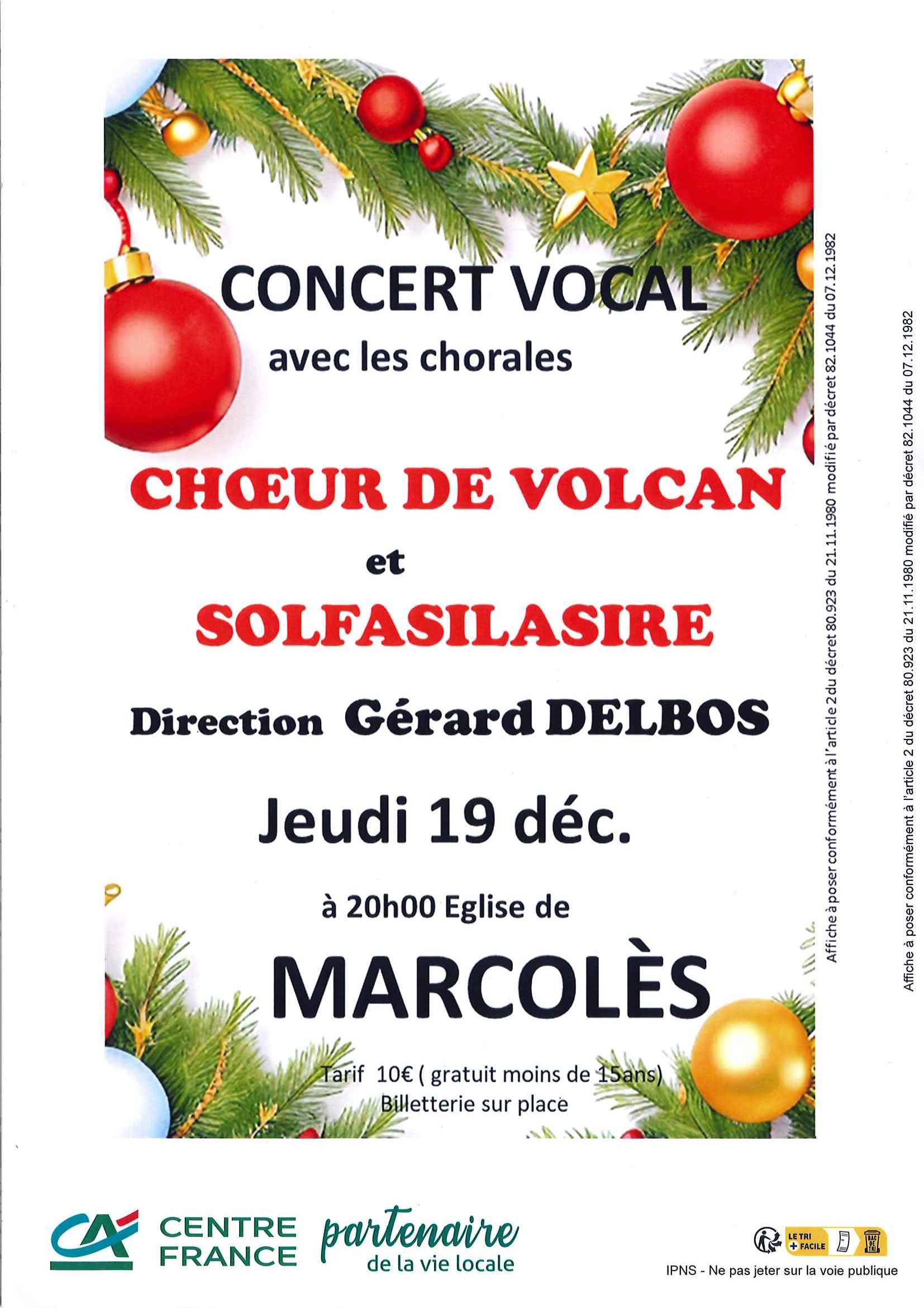 CONCERT VOCAL MARCOLES