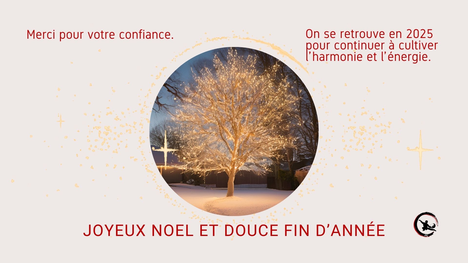 Douce pause de Noël et bonnes fêtes de fin d’année ! 