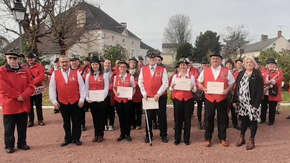 La fanfare de Poulaines célèbre la Ste Cécile