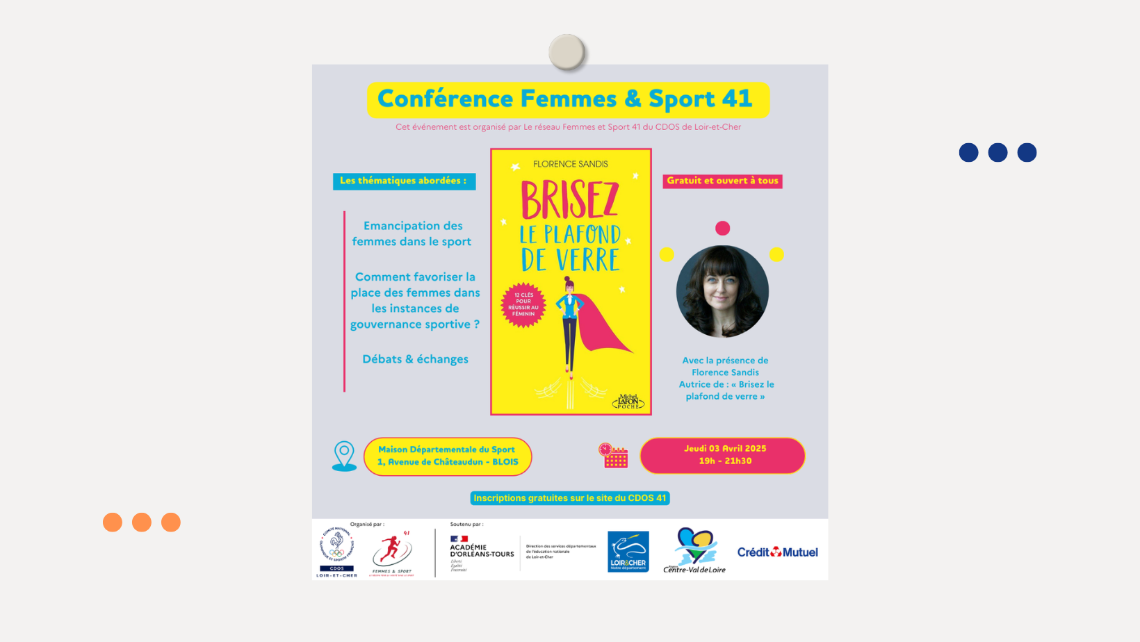 Conference femmes sport 03 04 25