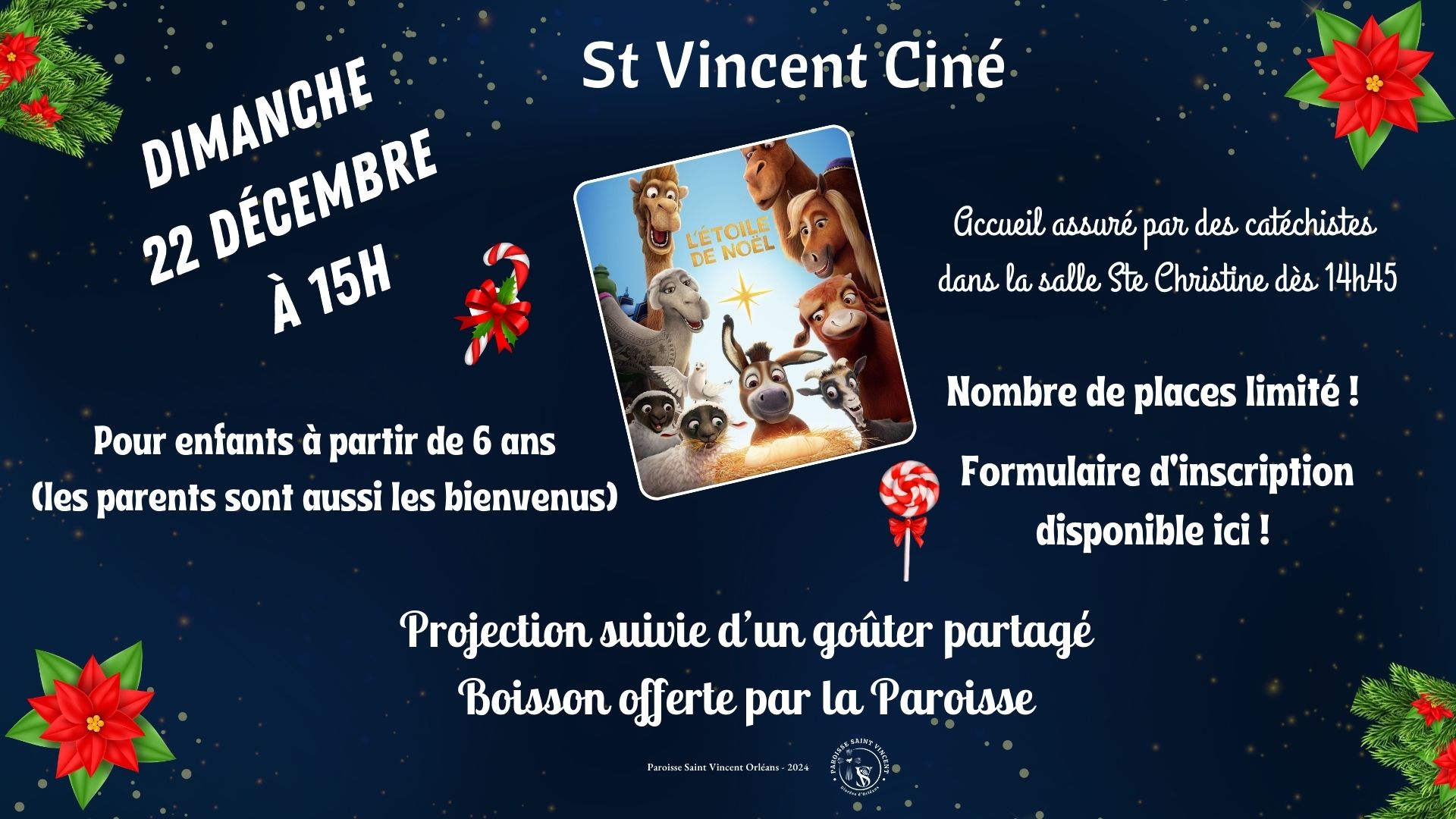 St vincent cine 22 decembre 2024