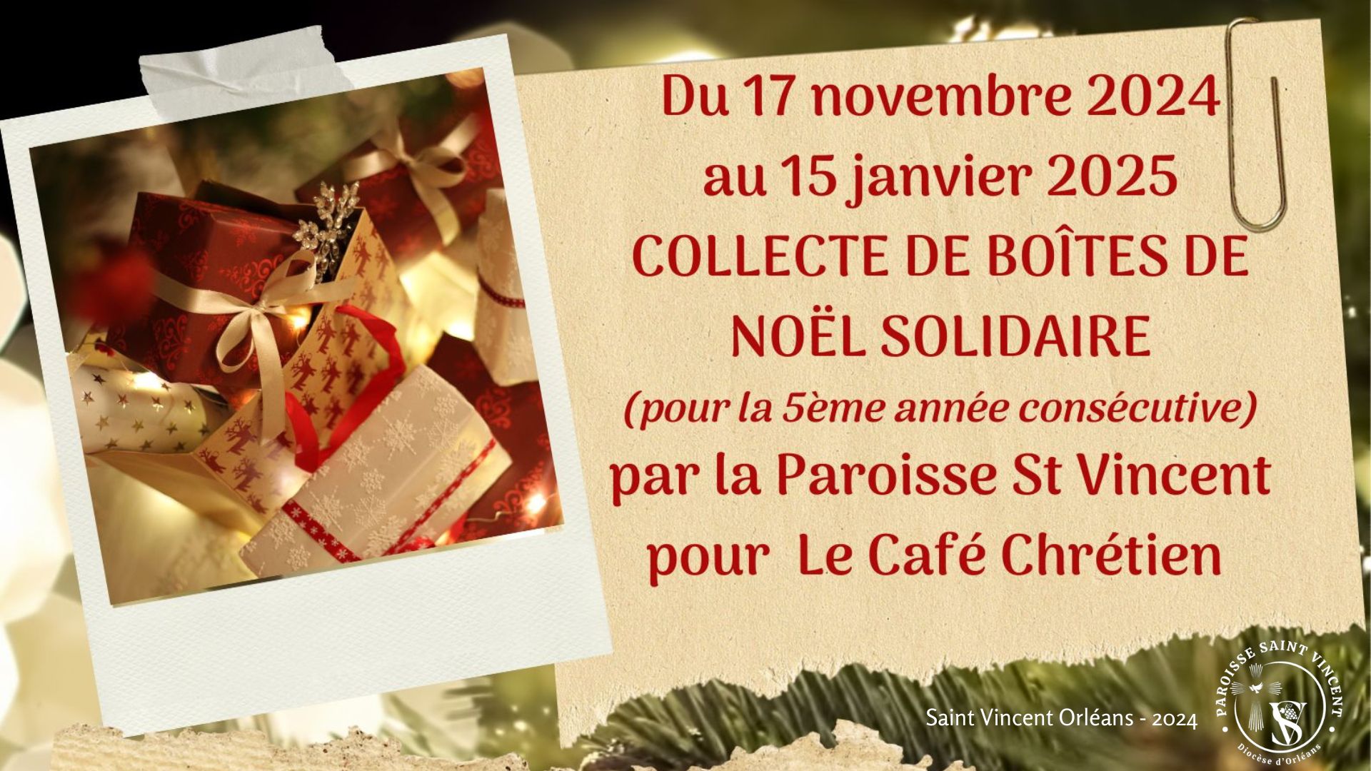 Cafe chretien noel solidaire 2024