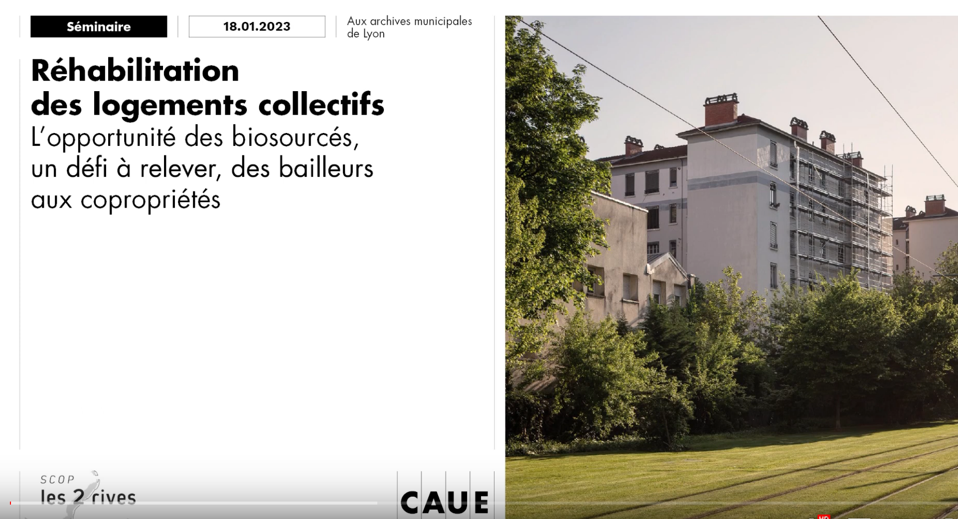 CAUE 69 - Réhabilitation des logements collectifs - Ressources et filières locales