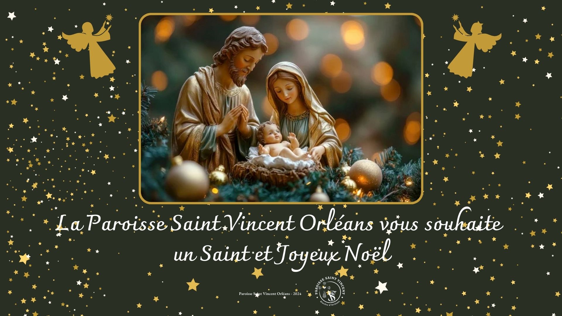Voeux noel 2024 st vincent orleans 