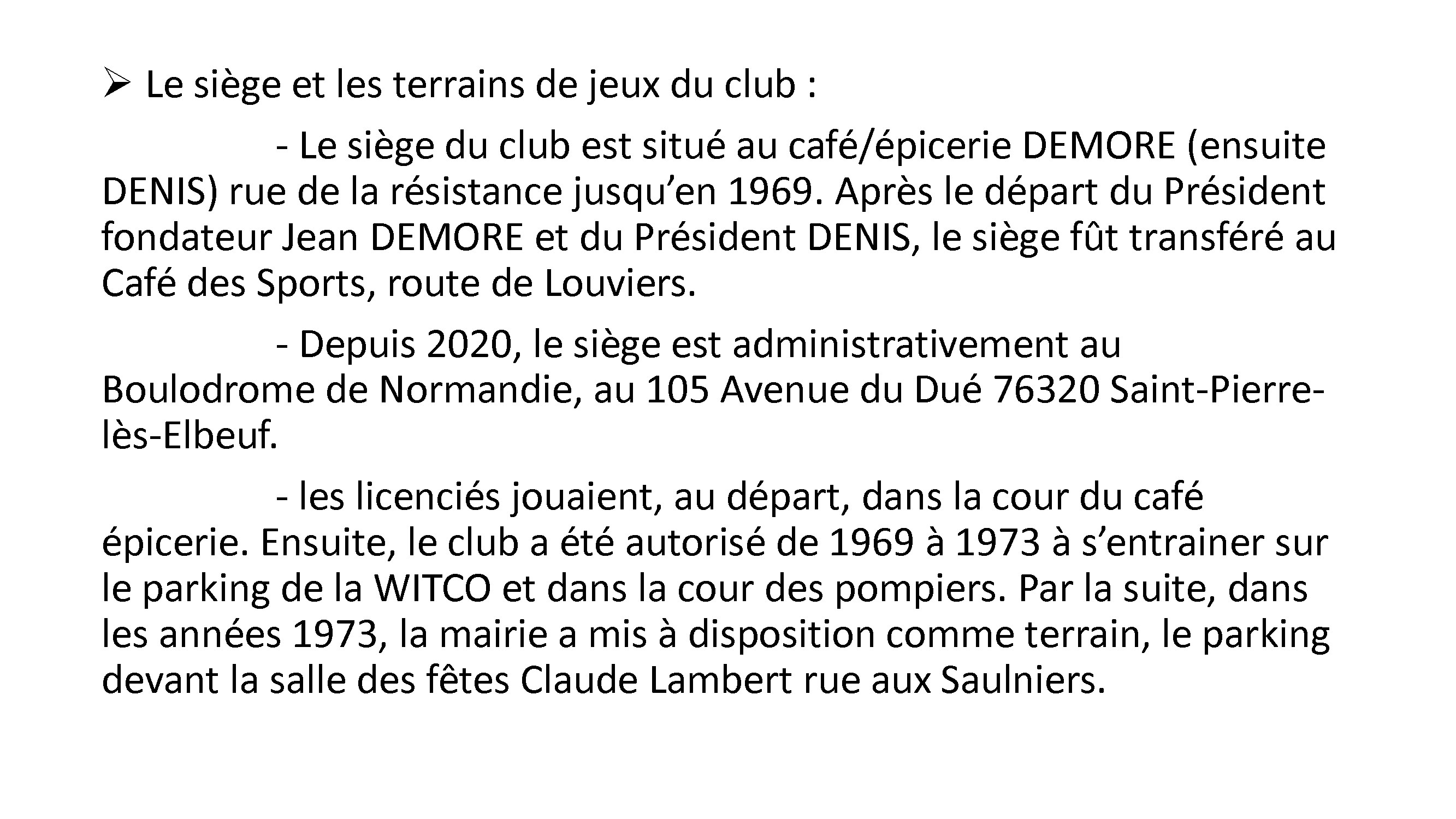 Historique d un club bpsp conv 3