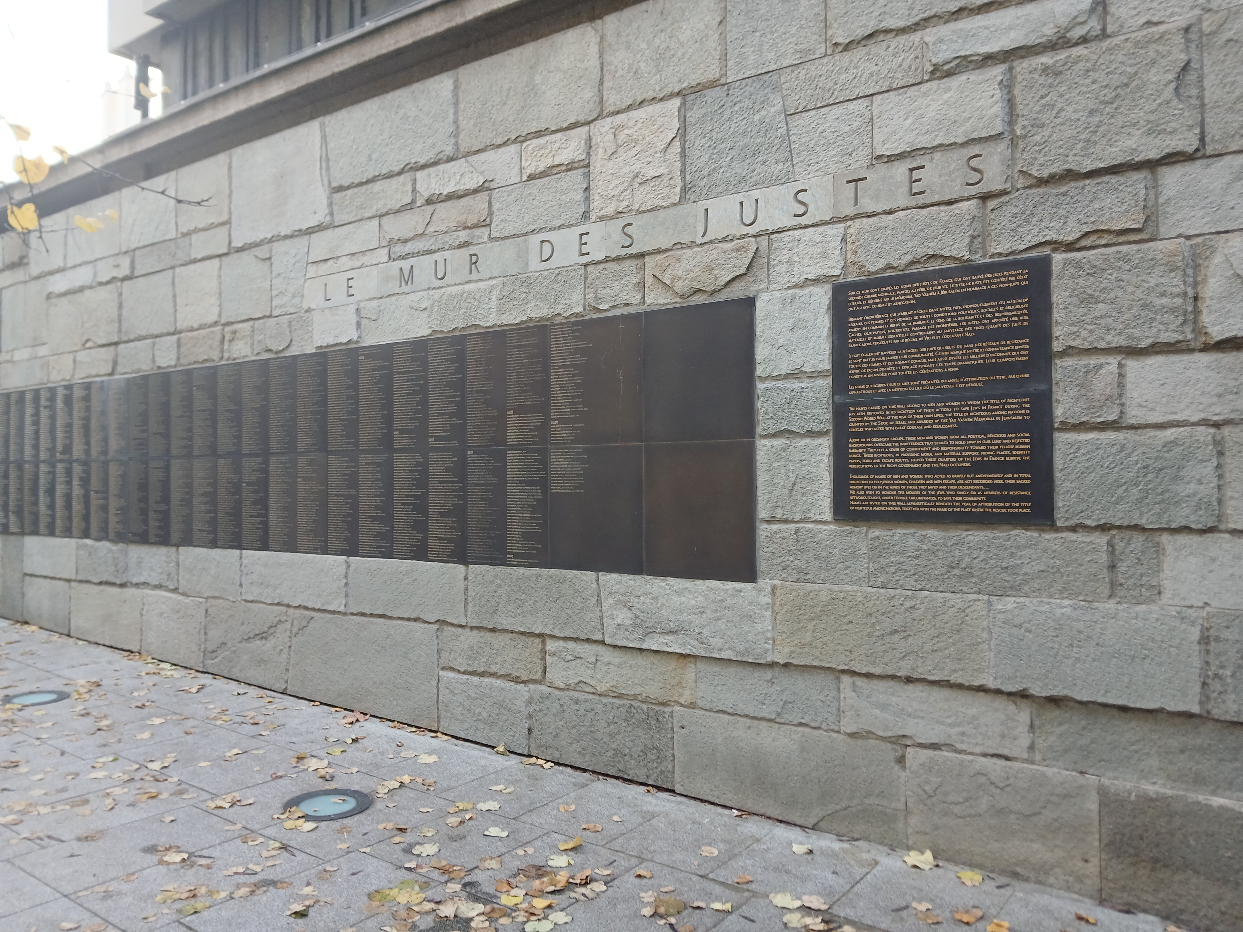 La visite du Mémorial de la Shoah à Paris et la rencontre d’un témoin