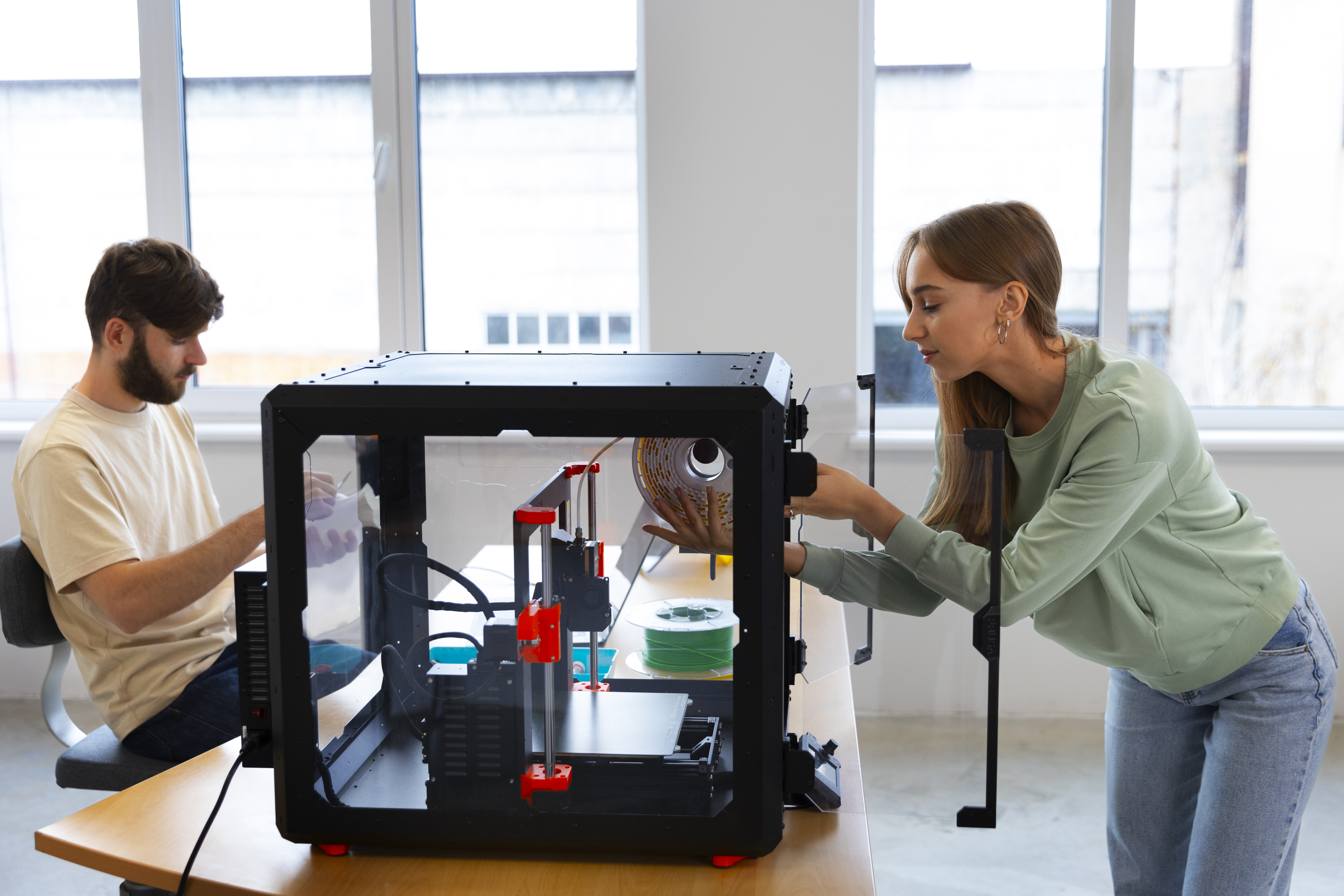 Designers-using-3d-printer