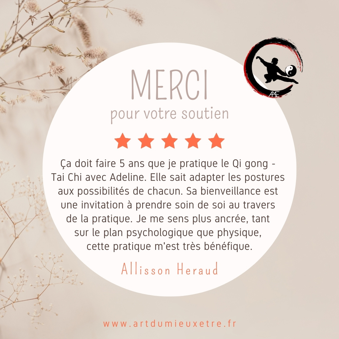 Cours qi gong tai chi artdumieuxetre bourgoin avis google 2022 1