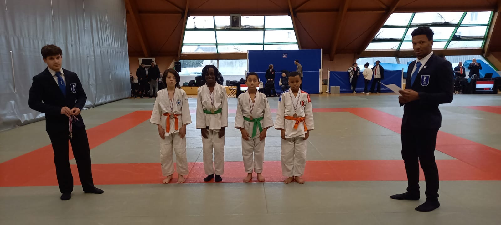 Quatre podiums pour le 2e District benjamins 