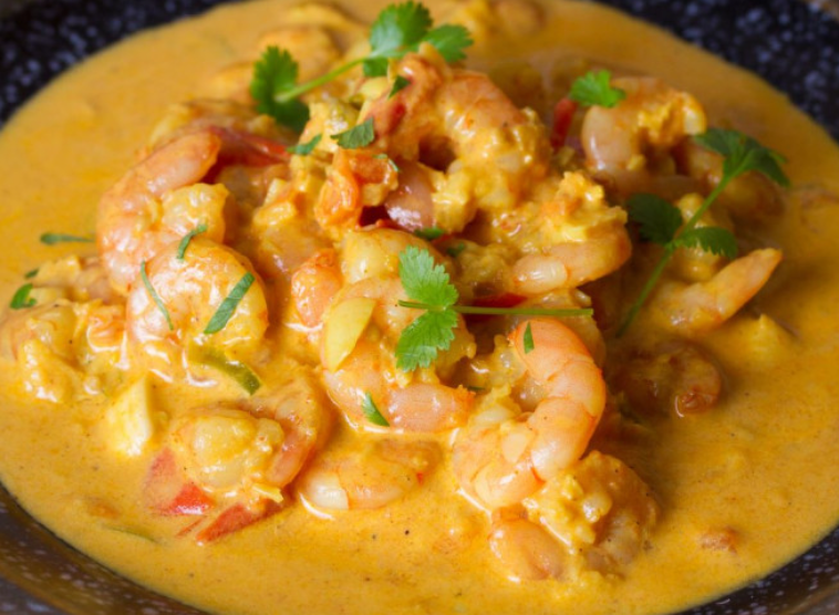 Curry-de-crevettes