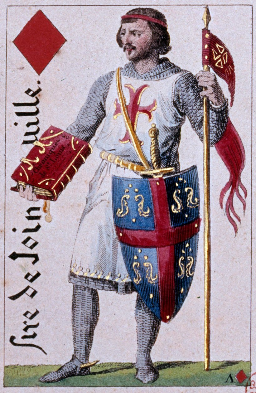 Armand Gustave Houbigant - Representation of Jean de Joinville -1225-1317- French columnist friend and conf - -MeisterDrucke-1001685-