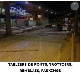 Tablier de ponts trottoirs