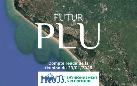 PLU, retour sur la reunion du 23/01/2025 qui dessine l'avenir de notre ville