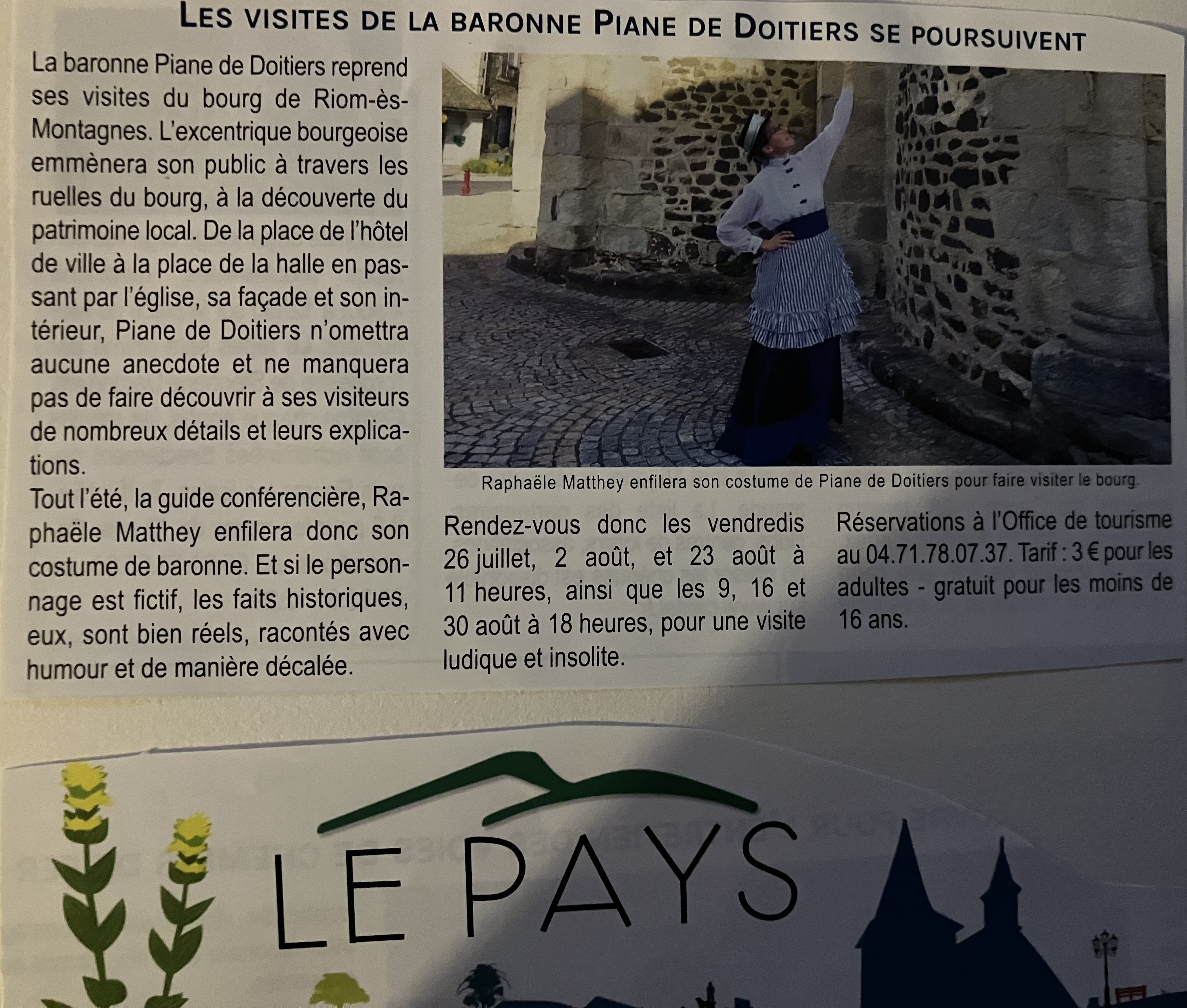 Articles de journaux rm tourime 8 