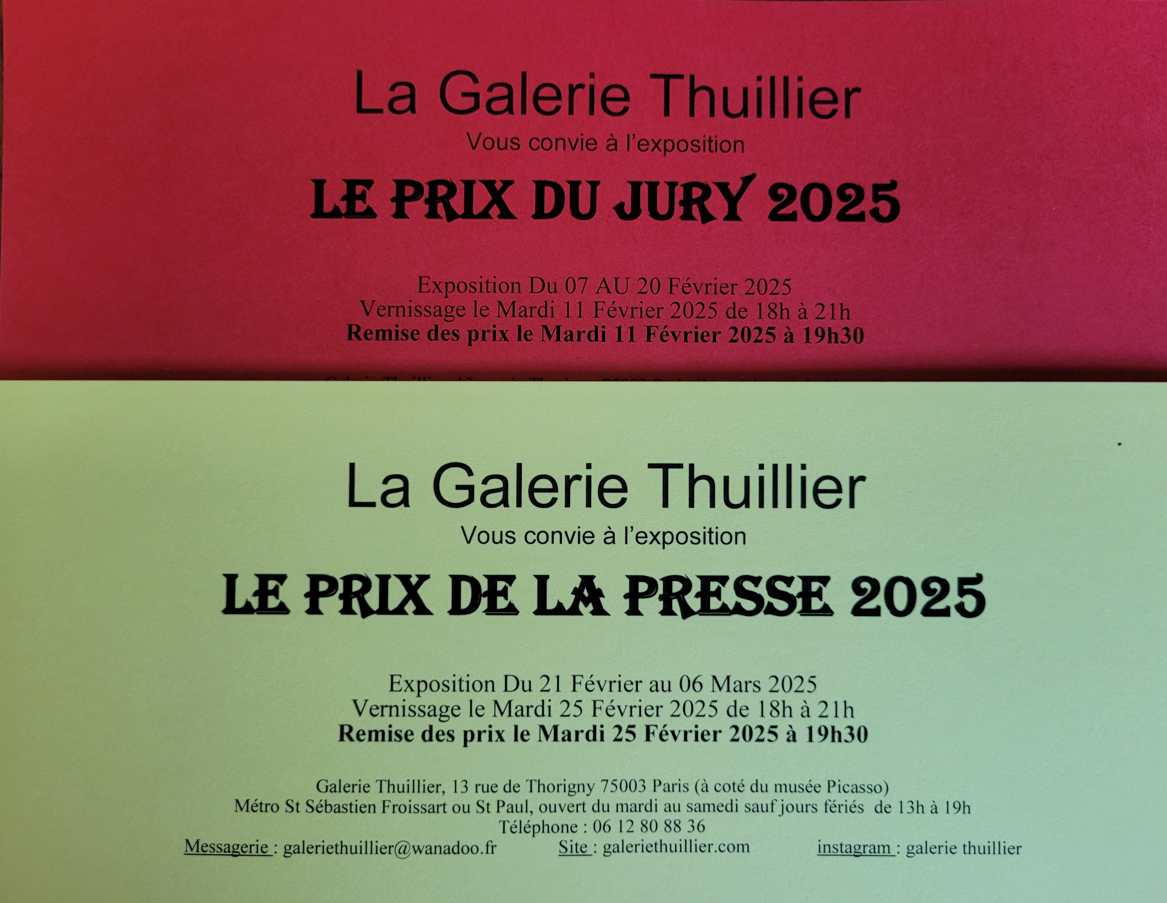 Les prochains rendez-vous en février et mars 2025