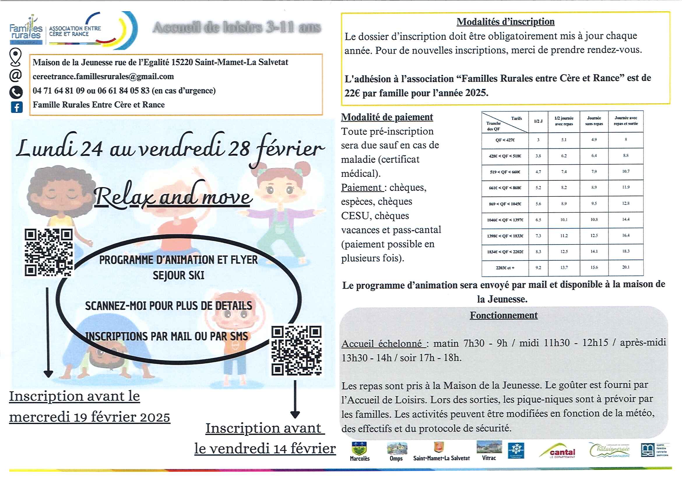 FAMILLES RURALES ENTRE CERE ET RANCE
