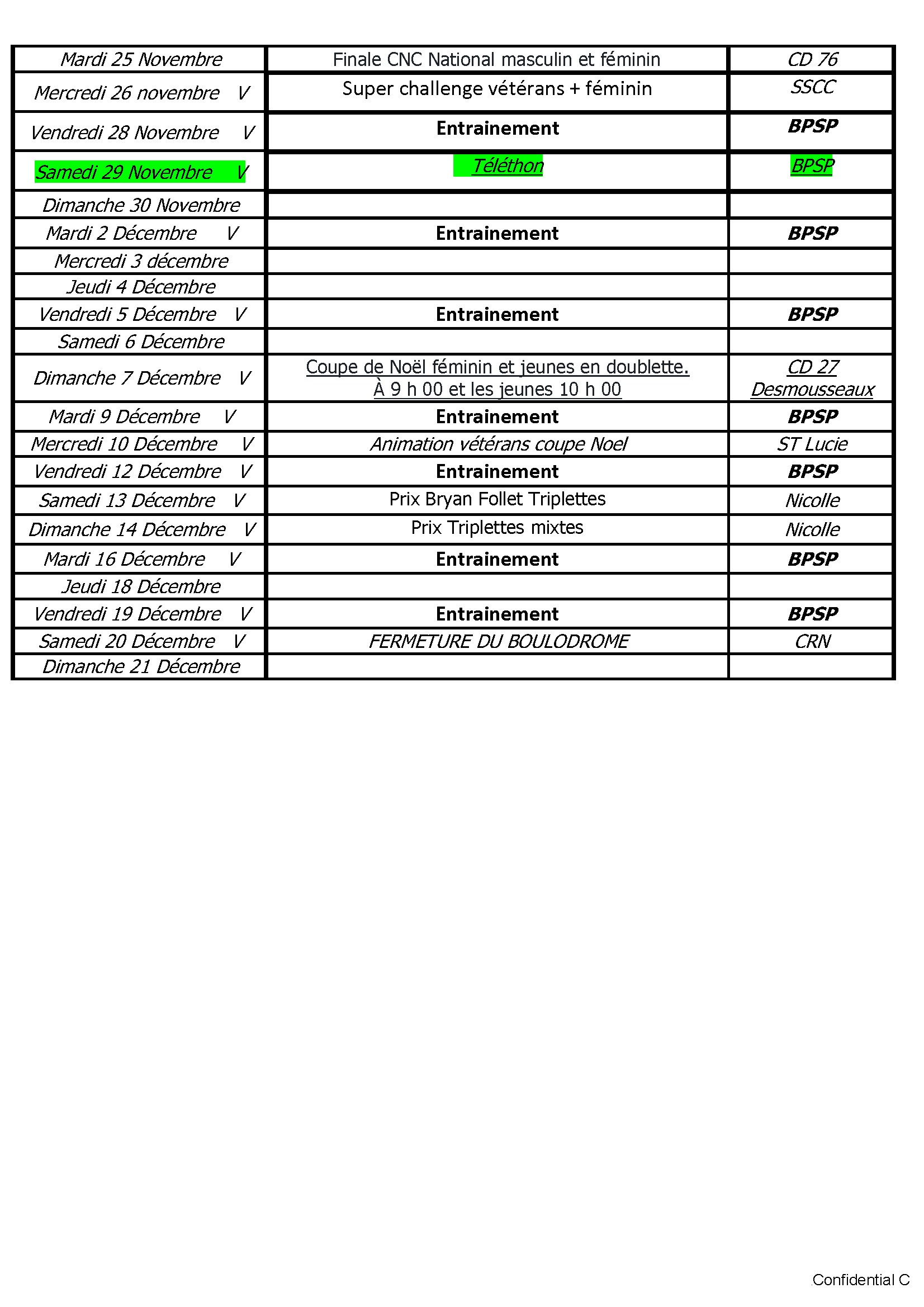 10 calendrier boulodrome 2025 difusion conv 10