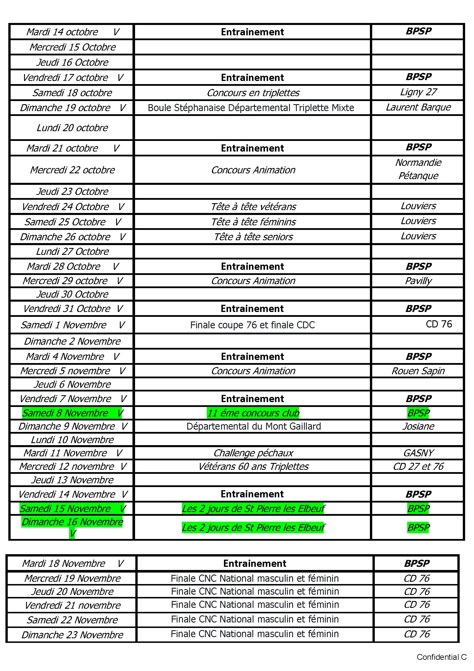 9 calendrier boulodrome 2025 difusion conv 9