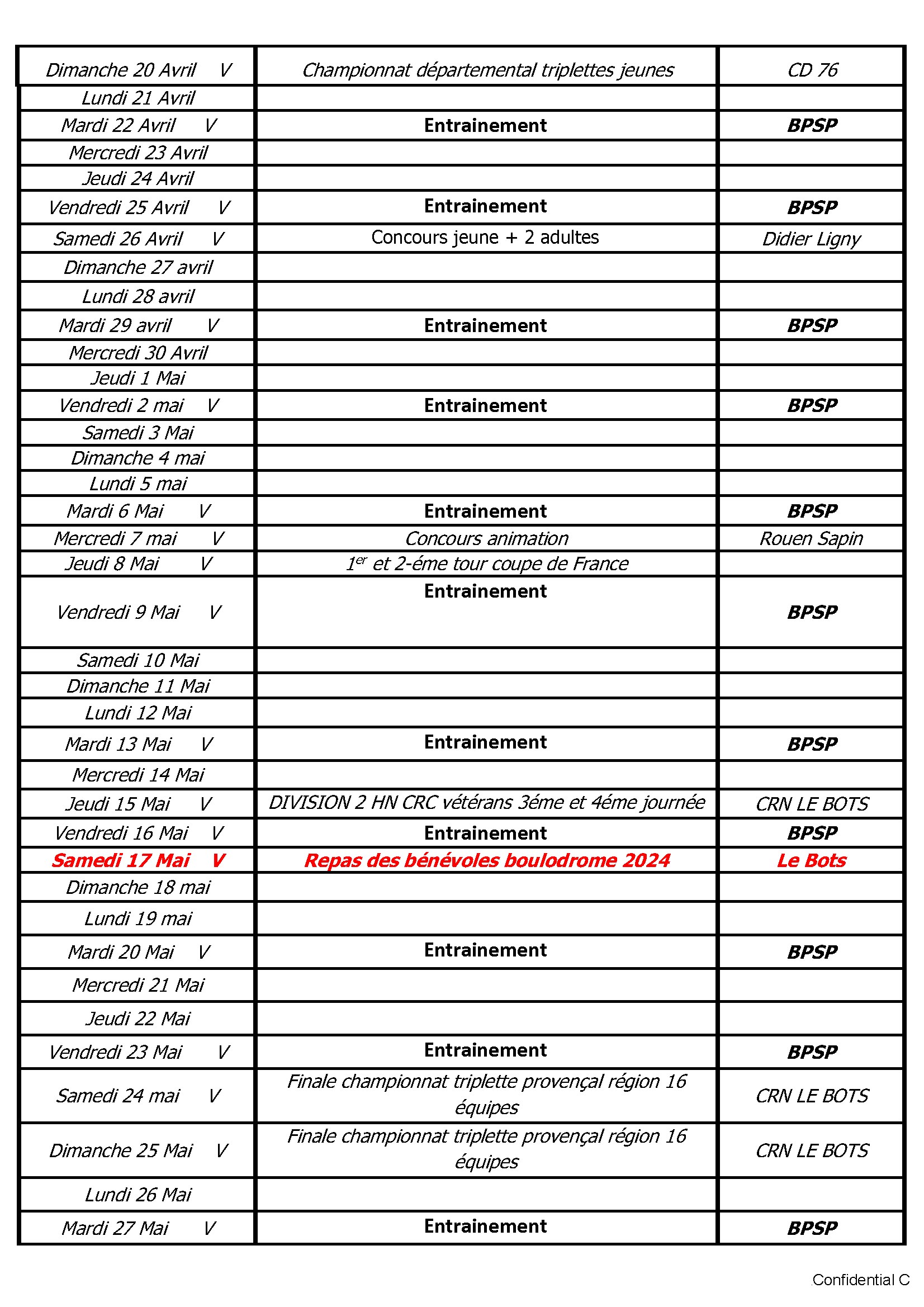 5 calendrier boulodrome 2025 difusion conv 5