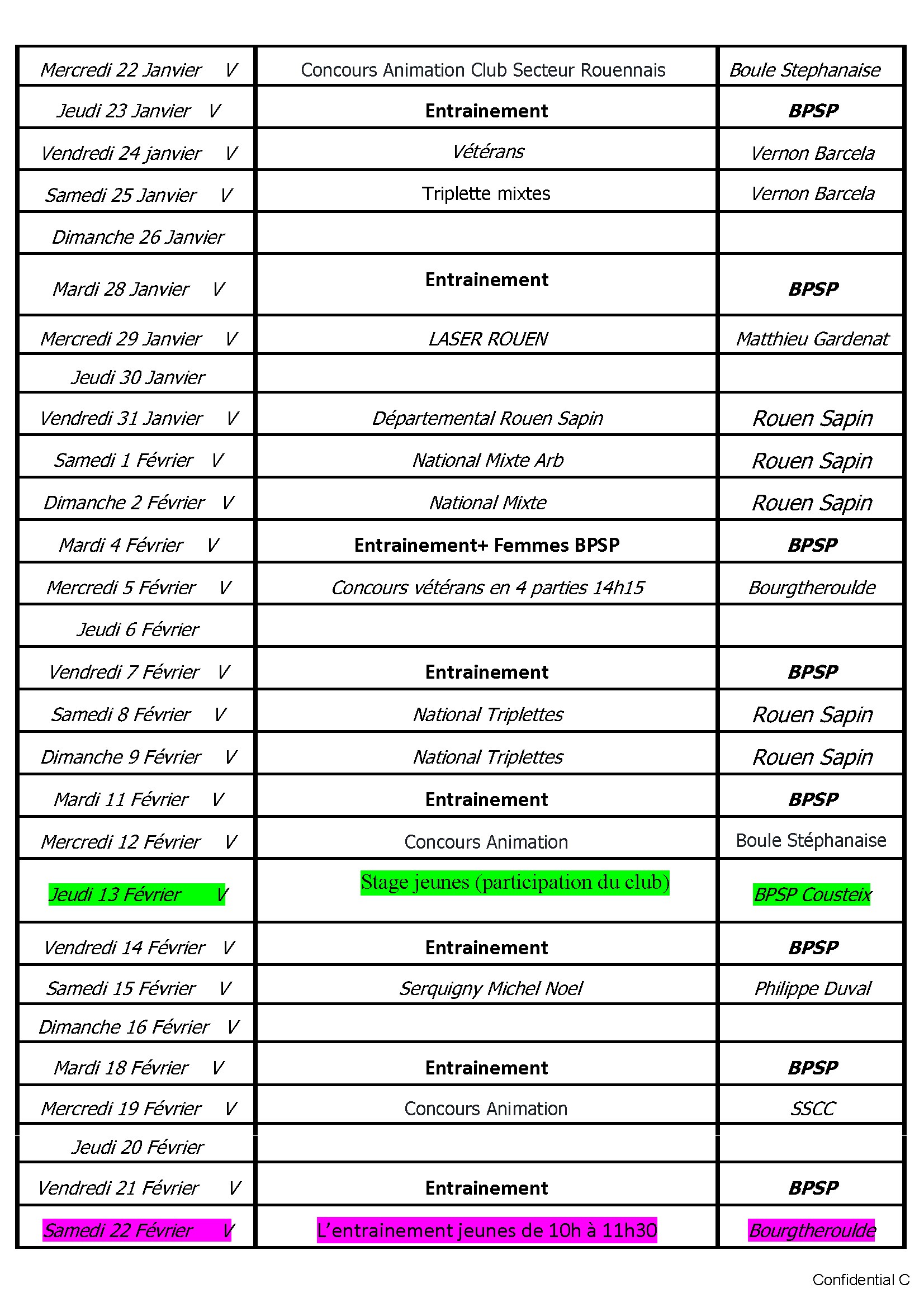 2 calendrier boulodrome 2025 difusion conv 2