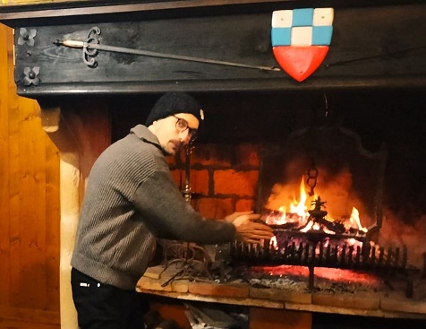 Feu de cheminee