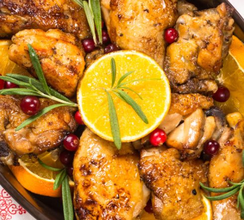 Poulet-orange