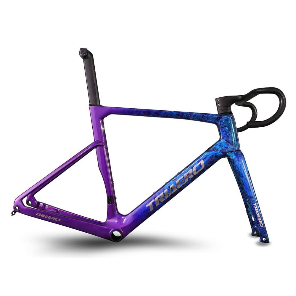 A9 disc frame blueflower purple