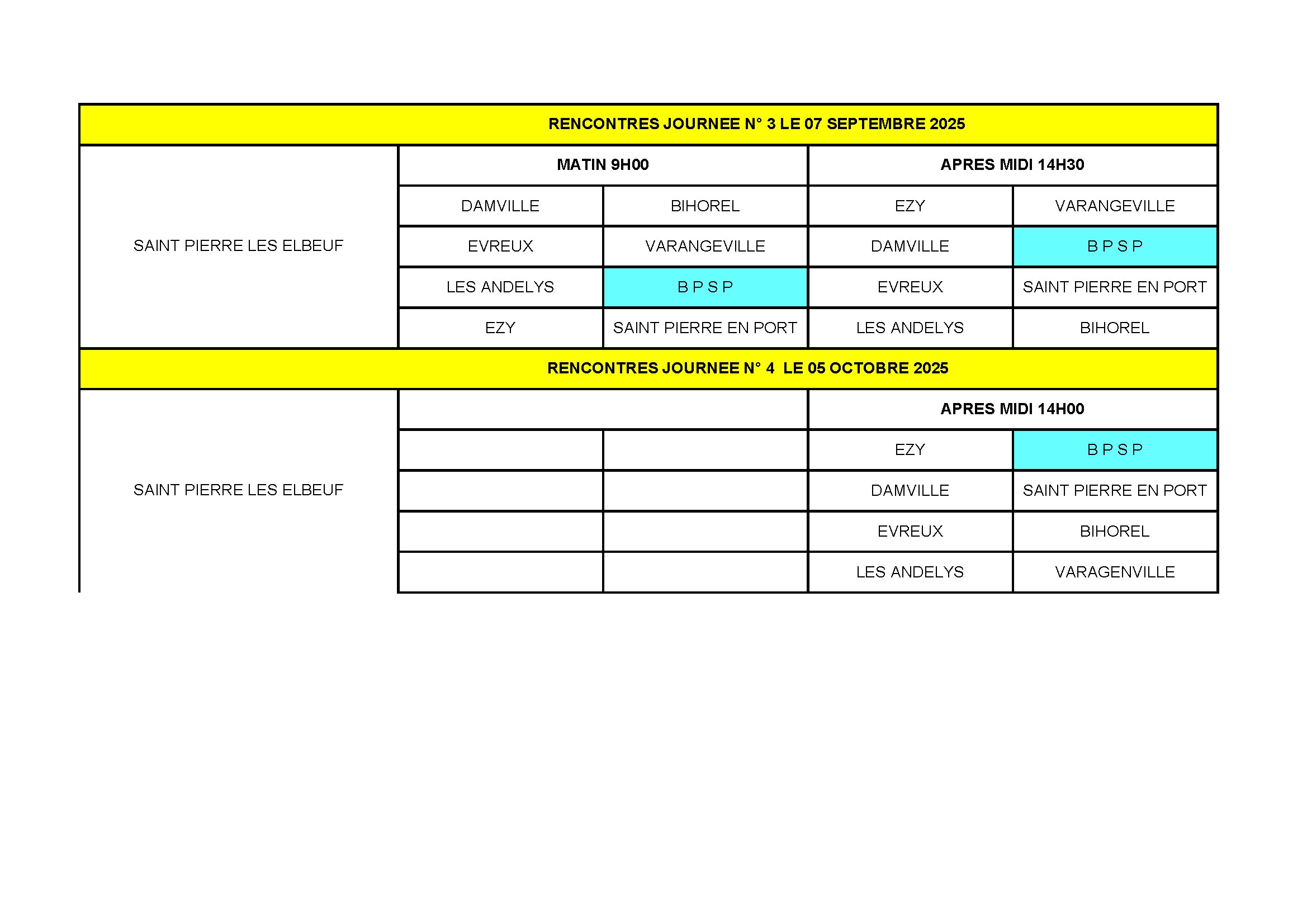 Calendrier crc d2 feminin hn 2025 conv 2