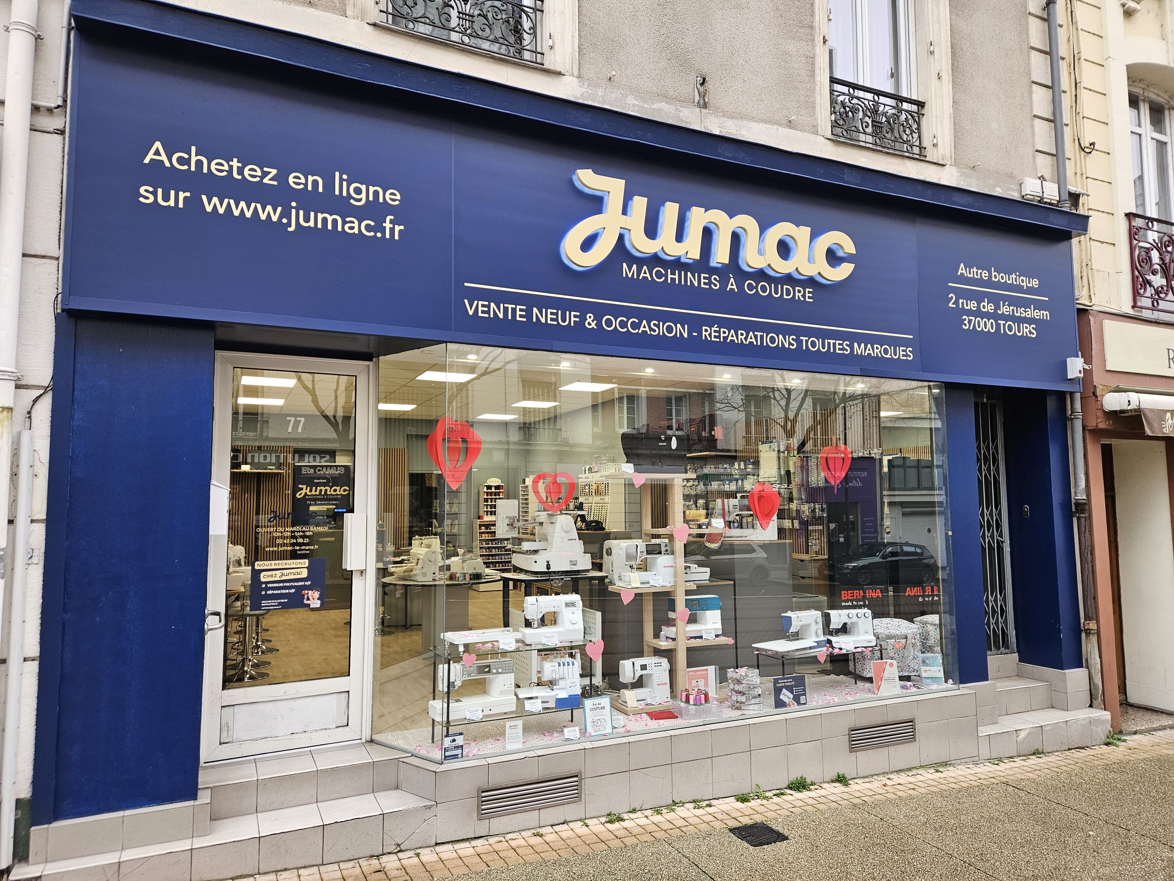 Jumac anciennement Camus machines à coudre Le Mans
