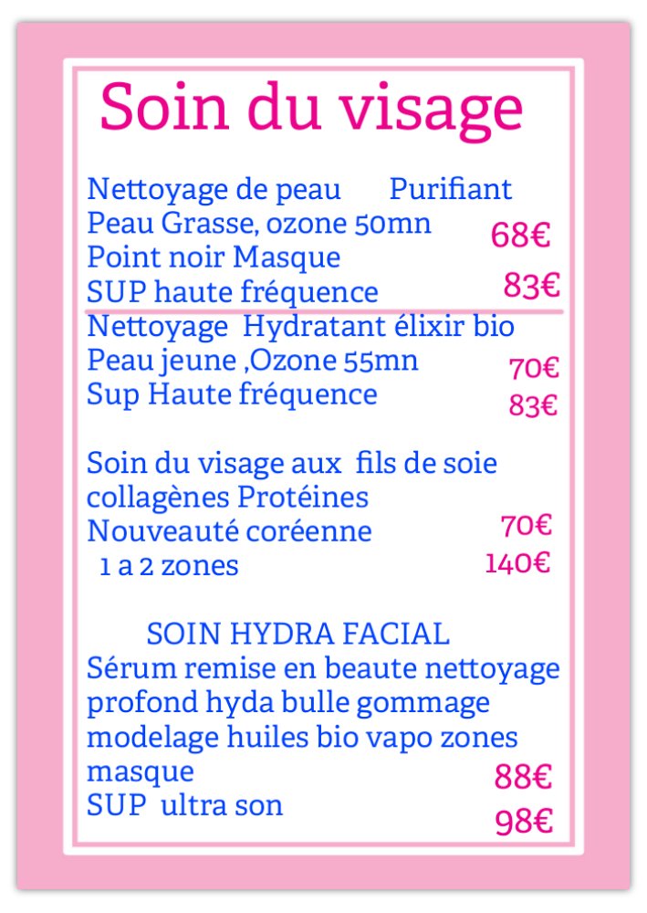 Tarif-soin